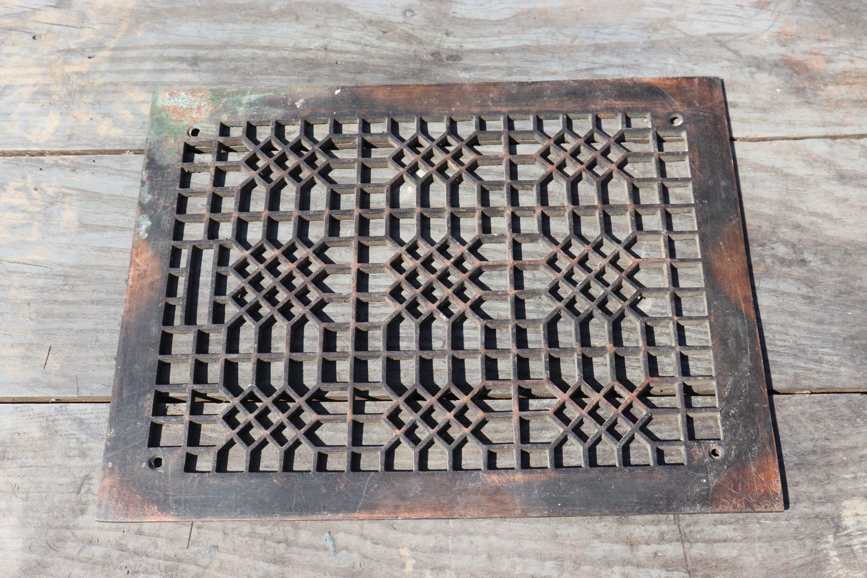 Vintage Iron Floor Grate