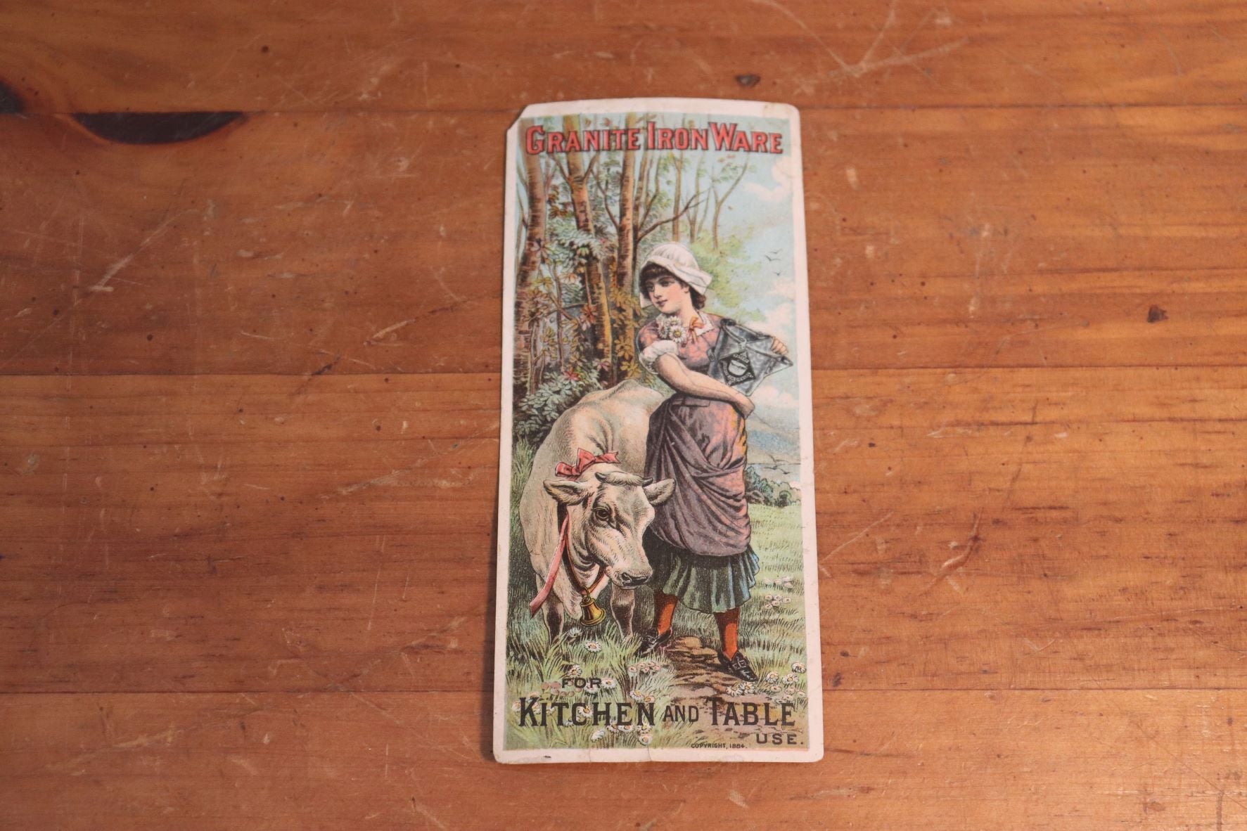 Old Advertising Card - Granite Iron Ware