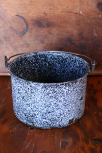 Vintage Granite Ware Pail/Pot With Handle