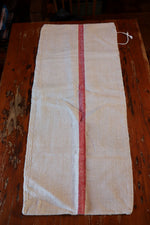 Load image into Gallery viewer, Vintage Hemp Linen Grain Sack With Red #2
