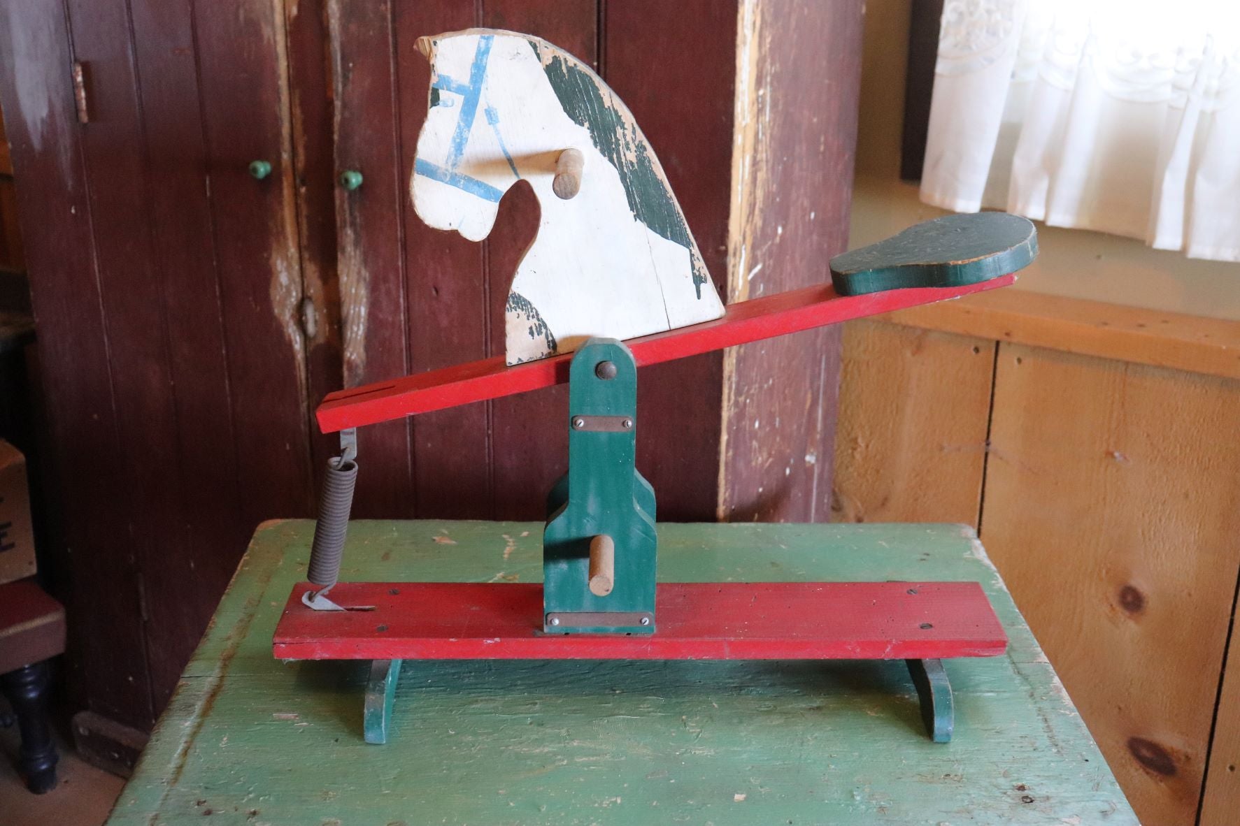 Vintage Child's Ride On Horse Toy