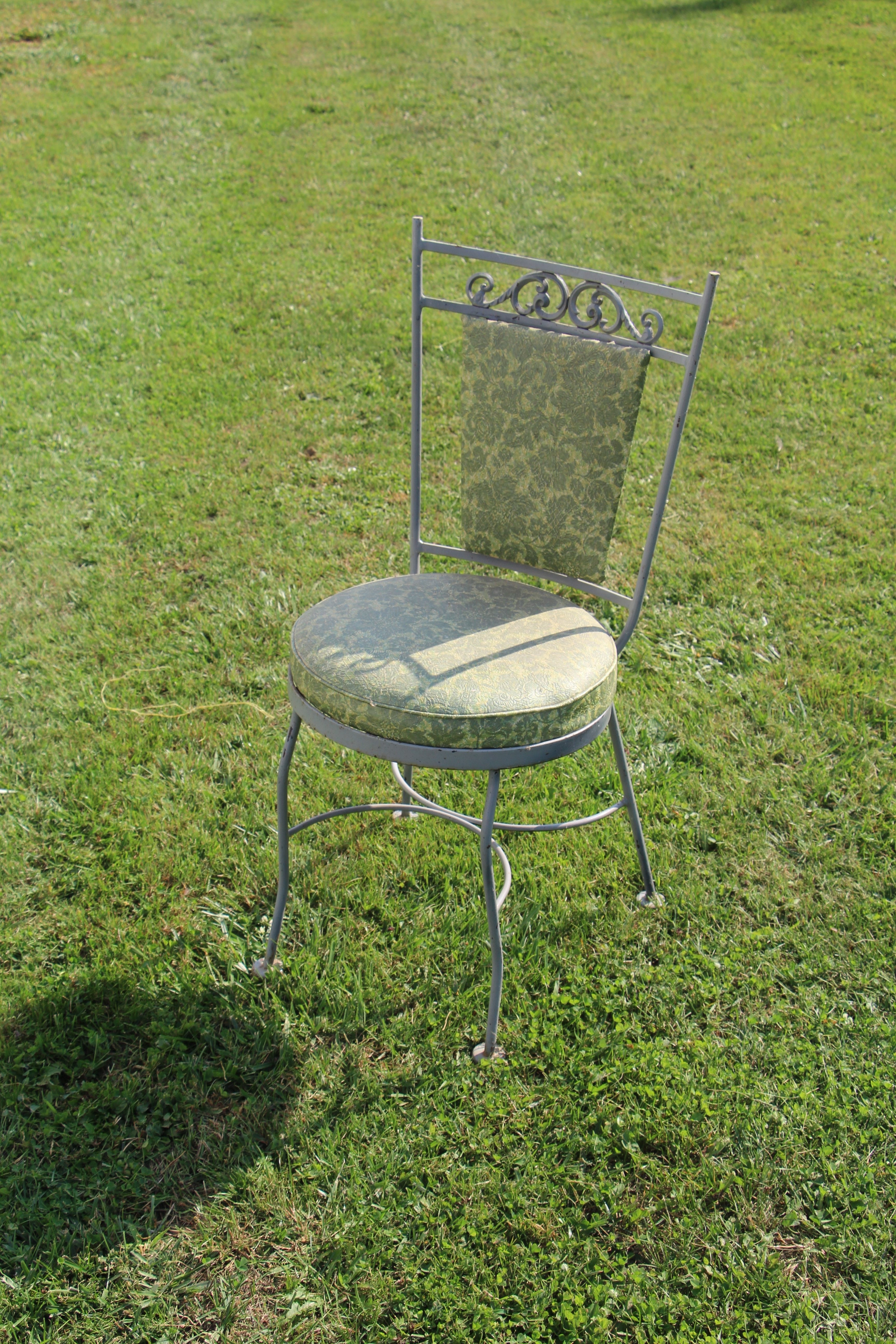 Vintage Iron Chair - Garden or Vanity
