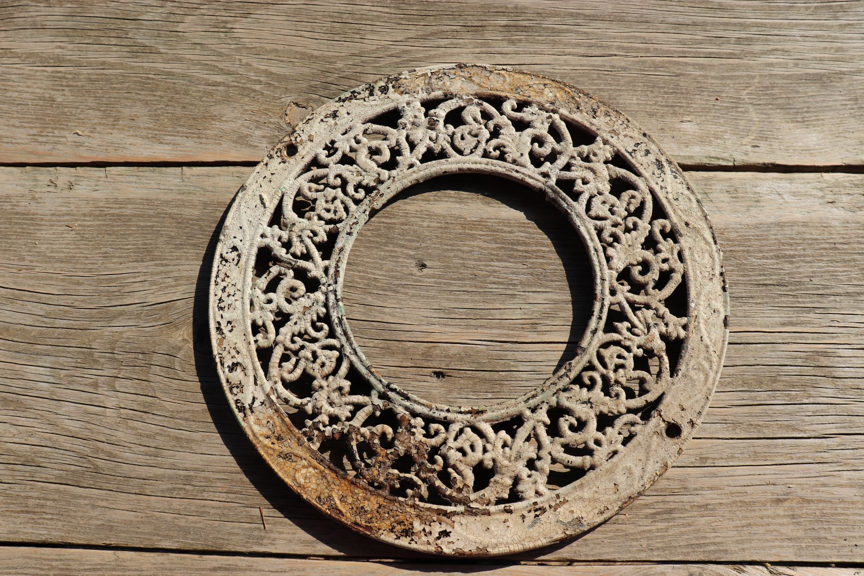 Old Stove Cast Iron Stove Pipe Collar/Ring