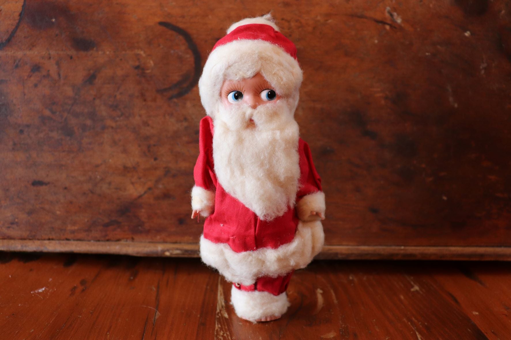 Vintage Kewpie Doll Style Santa Figure