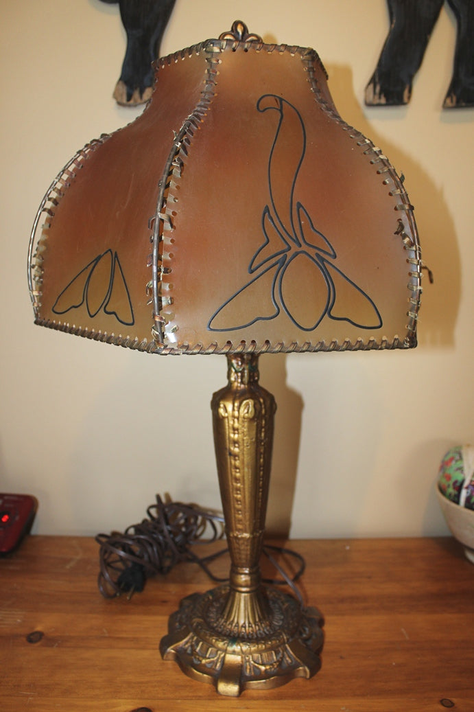 Vintage Table Lamp with Original Shade