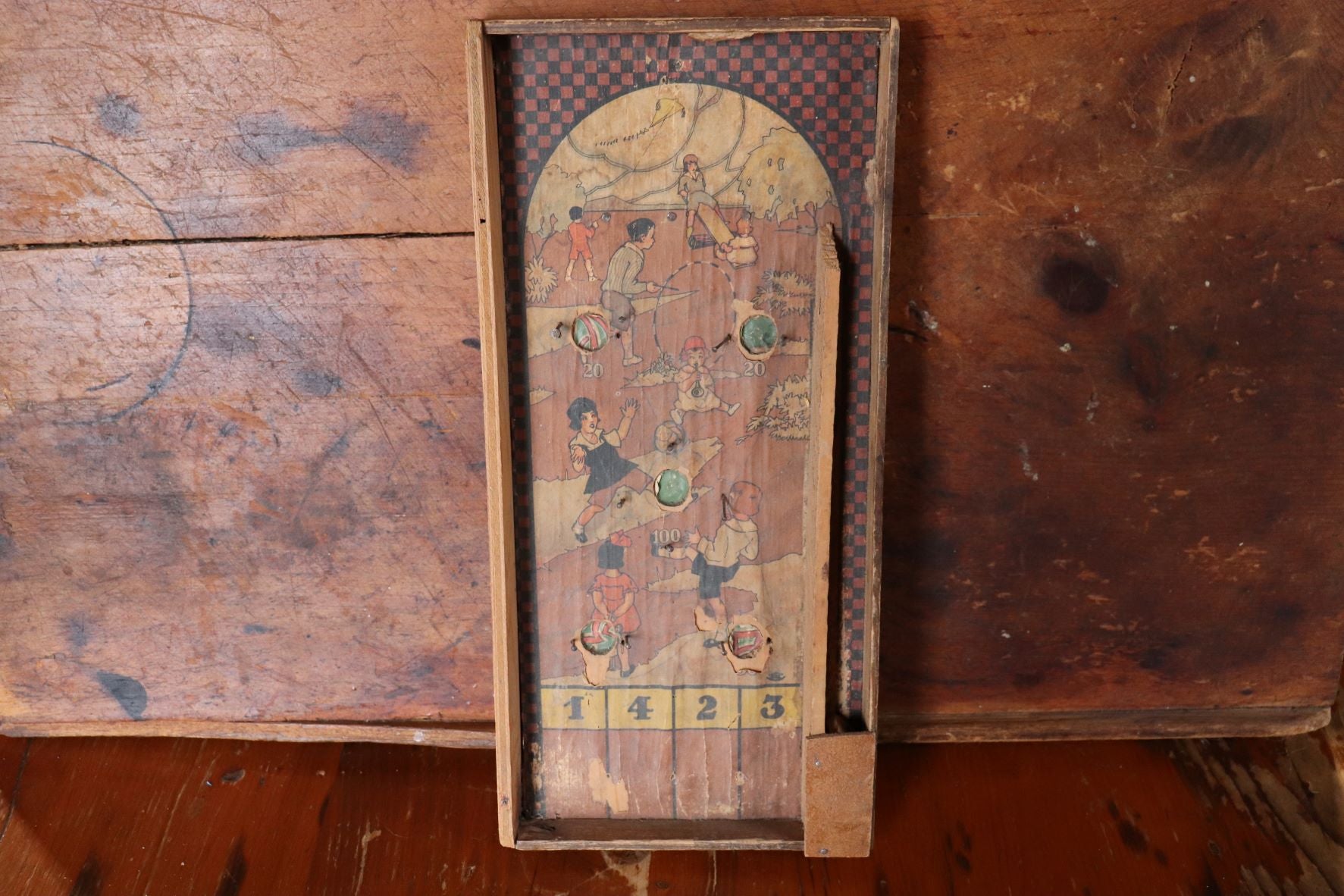 Old Bagatelle/Marble Game