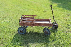 Old Wooden Child's Wagon