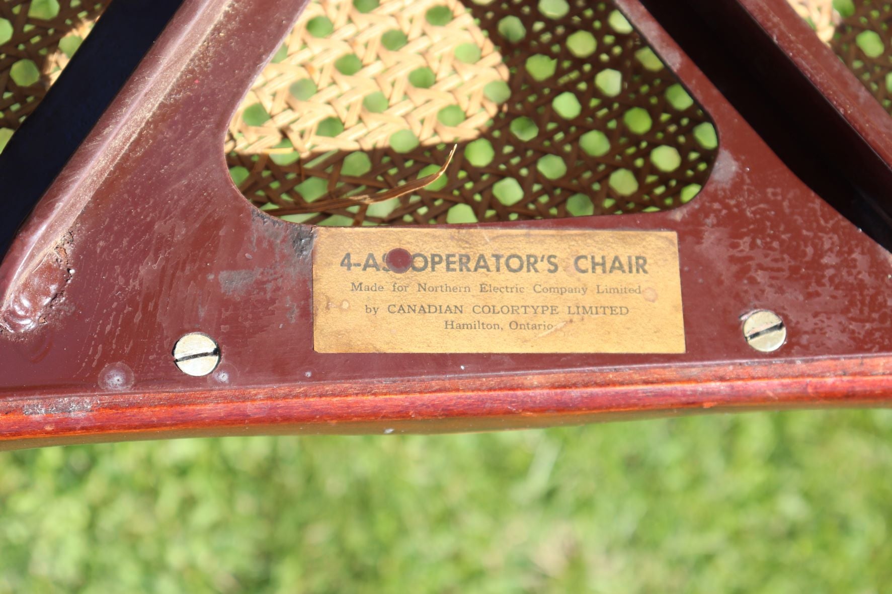 Old Northern Electric Switchboard Operator's Chair