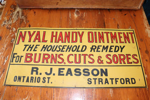 Old Nyal Ointment Tin Sign