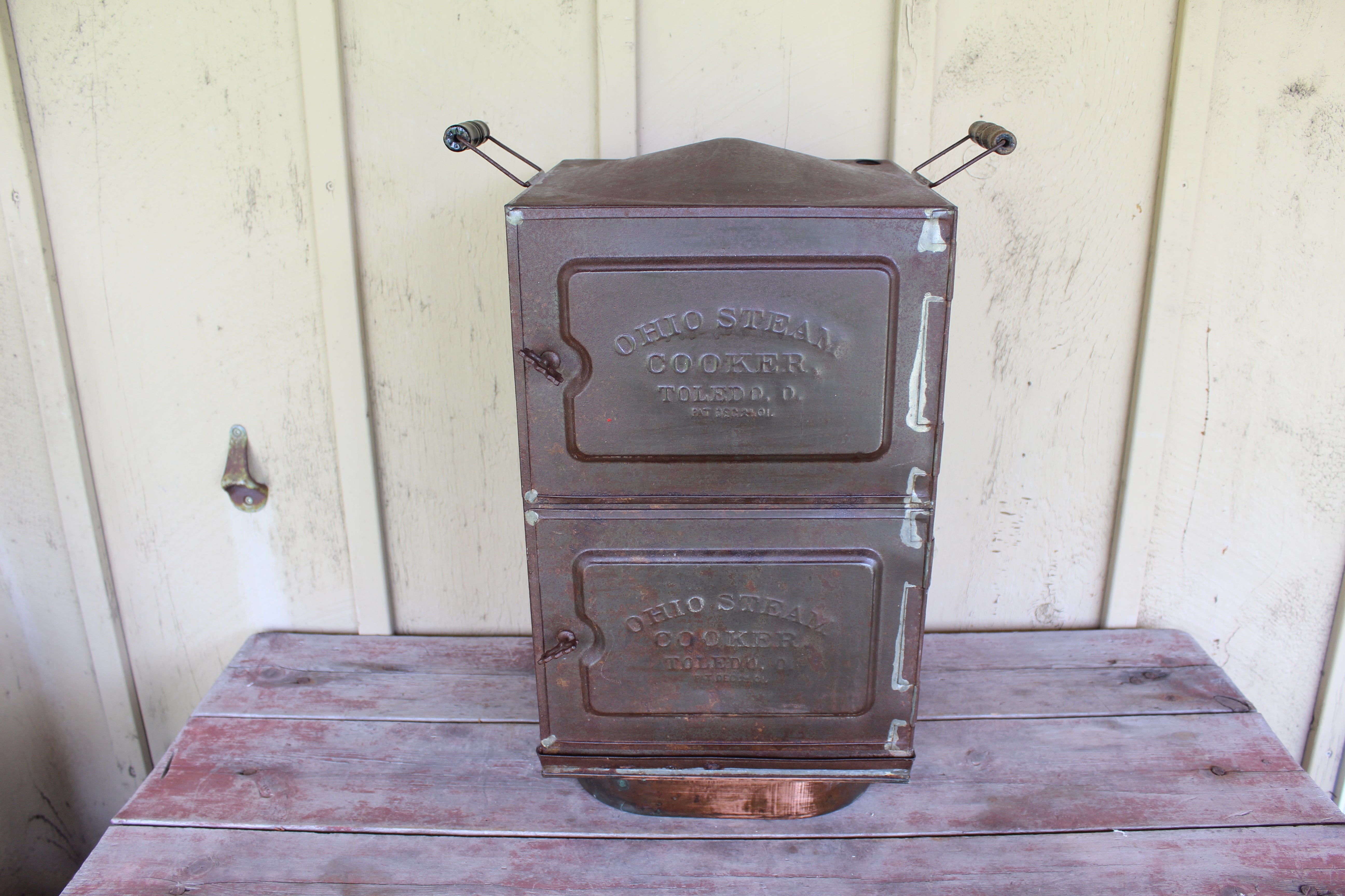 Old Antique Ohio Steam Cooker - Patented 1901
