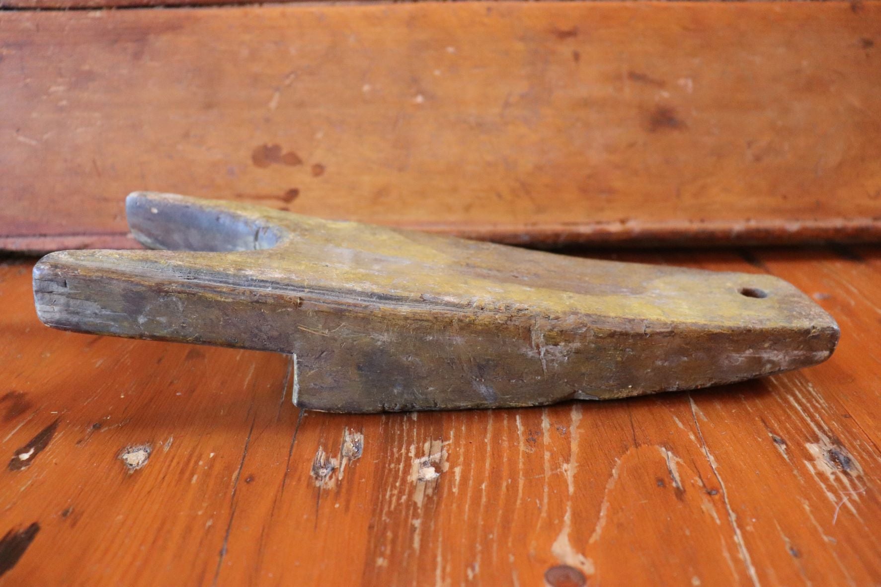 Old Primitive Wooden Boot Jack