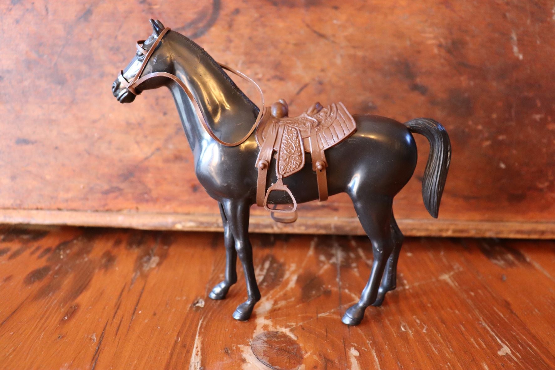 Vintage Plastic Horse For A Cowboy