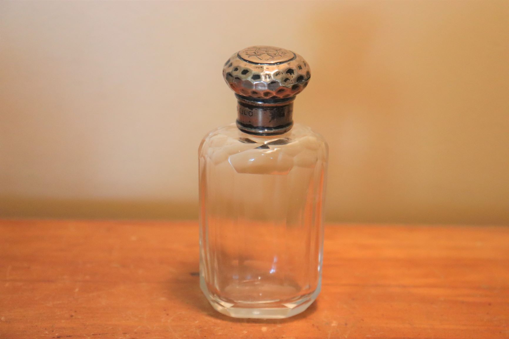 Vintage Silver Topped Perfume/Scent Bottle