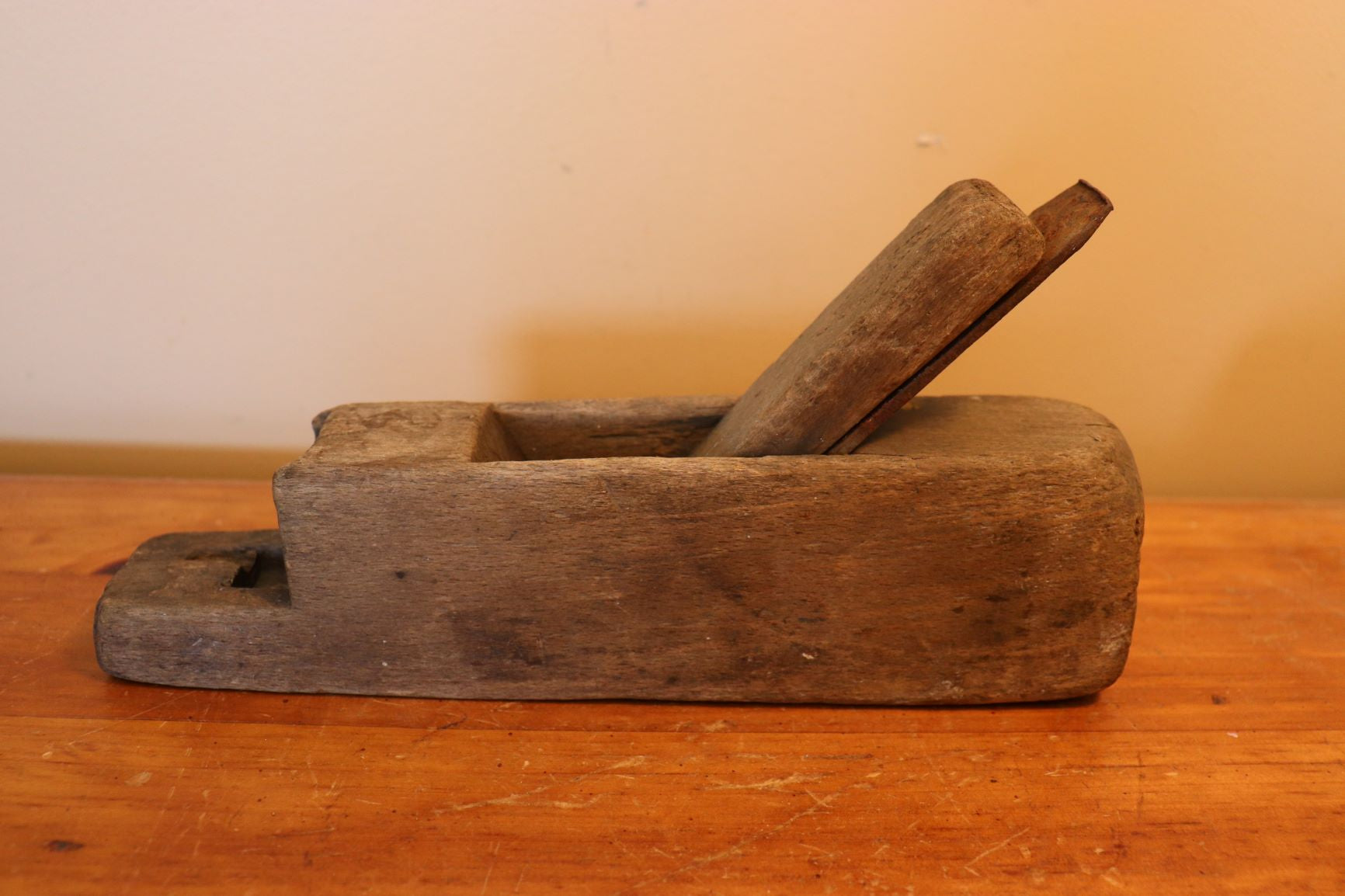 Old Primitive Woodworking Plane