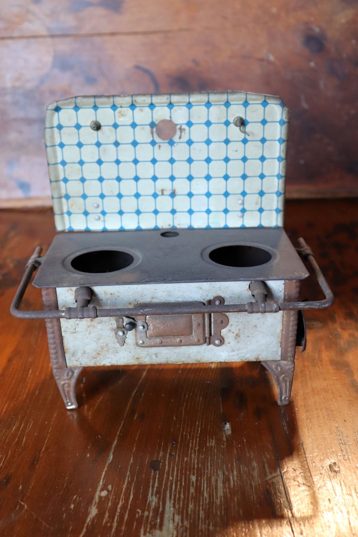 Old Primitive Child's Toy Stove