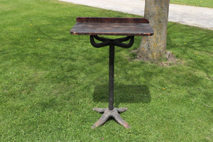 Old Iron Base Table