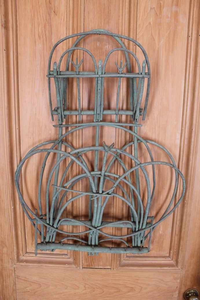 Old Decorative Folky Twig Hanging Rack