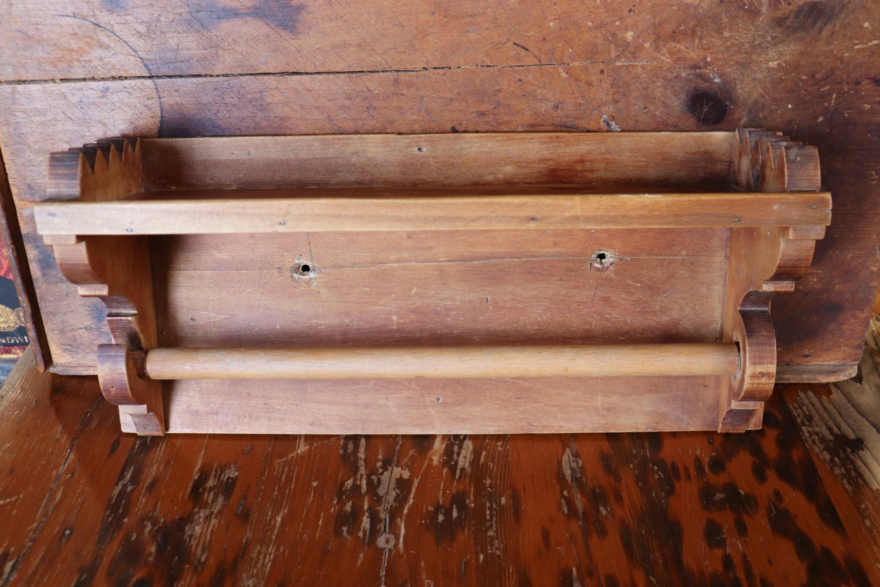 Vintage Wooden Shelf