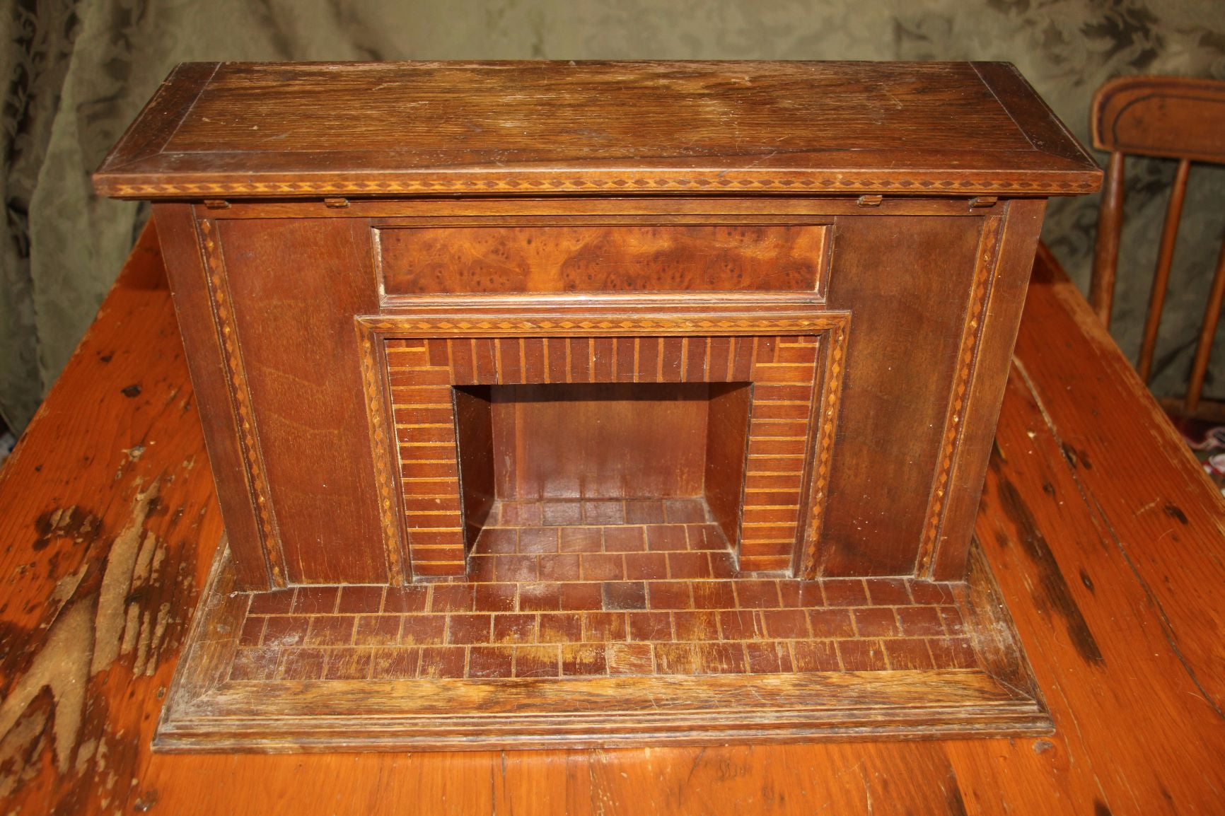 Vintage Miniature Fireplace
