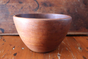 Vintage Mid Century Modern Wooden Bowl