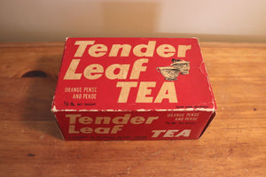 Vintage Tender Leaf Tea Box