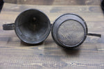 Load image into Gallery viewer, Vintage Tin Kitchen Funnel With Attached Sifter/Sieve
