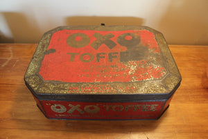 Old Large OXO Toffee Tin