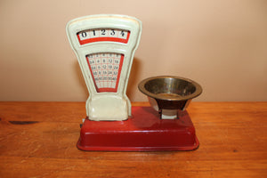 Vintage Tin Toy Weigh Scale