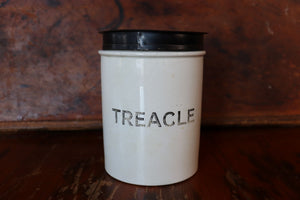 Vintage Stoneware Apothecary Jar/Canister - Treacle