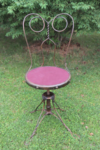 Old Twisted Wire Adjustable Chair - 1889