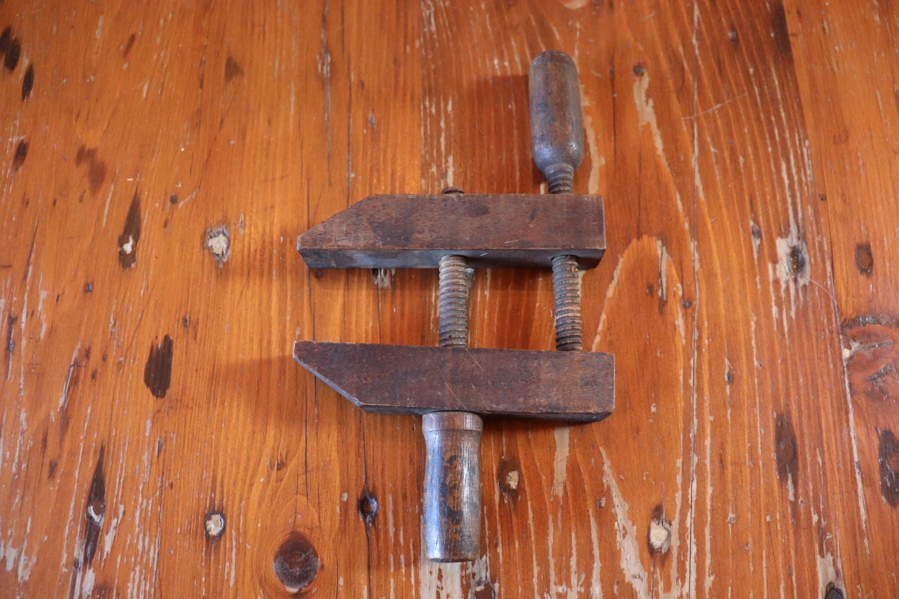 Old Wooden Clamp
