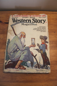 Old 1927 Western Story Magazine January 1, 1927